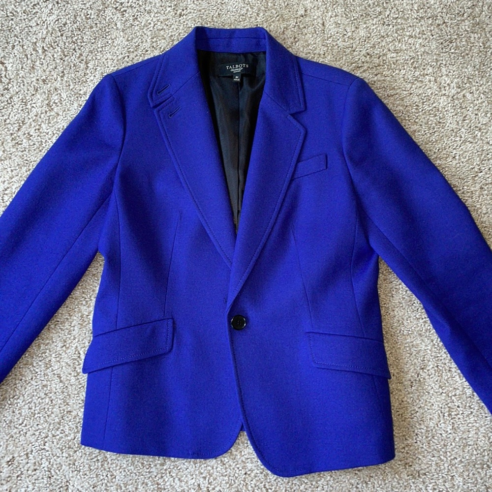 Talbots Petites lined wool jacket - size 8p